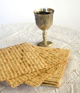 wine and matzah...